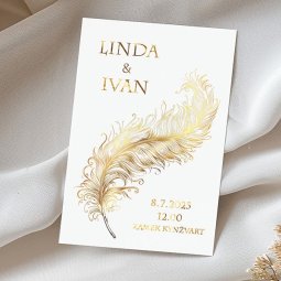 Papírová Elegance - svatební oznámení